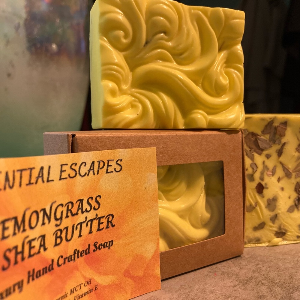 Essential Escapes Lemongrass & Shea Butter Luxury Hand Crafted Soap